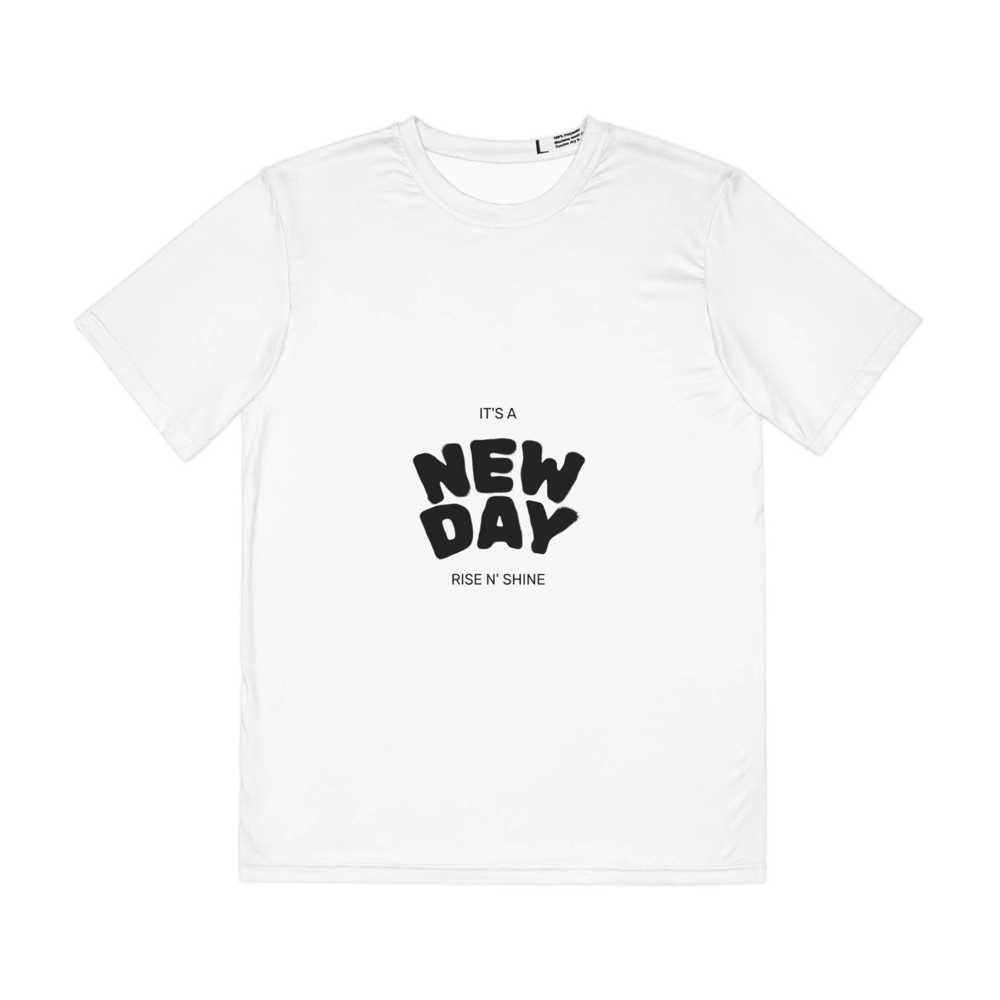 New Day "Rise N' Shine" Men's Polyester Tee
